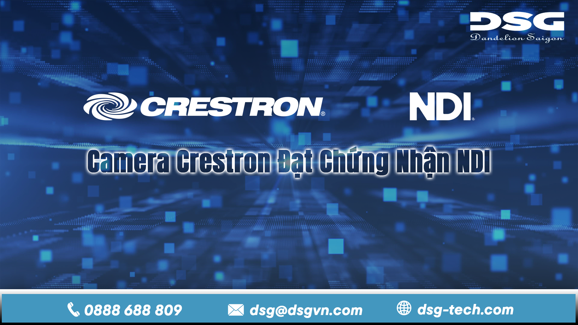 Camera Crestron 1 Beyond Đạt Chứng Nhận NDI