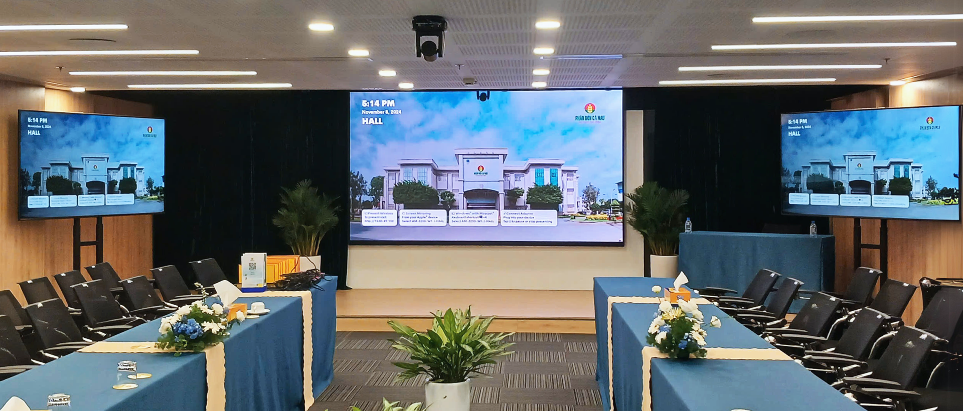 DSG triển khai phòng họp trực tuyến cho Đạm Cà Mau